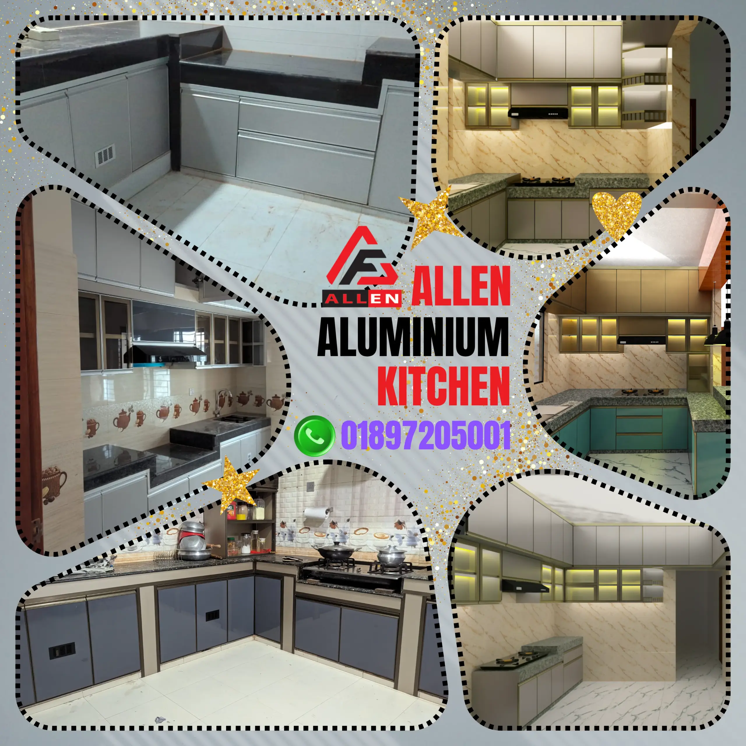 Aluminium Kitchen Cabinet
