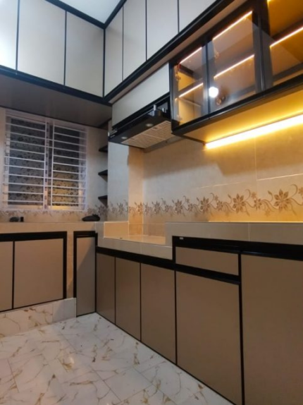 Kitchen Cabinet Dark Champagne